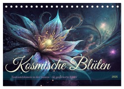 Cover-Bild zum Titel 'Kosmische Blüten (Tischkalender 2026 DIN A5 quer), CALVENDO Monatskalender' von 'Cathrin Illgen'