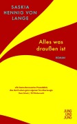 Cover-Bild zum Titel 'Alles, was draußen ist' von 'Saskia Hennig'