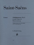 Cover-Bild zum Titel 'Violinkonzert Nr. 3 h-moll Opus 61' von 'Camille Saint-Saens'