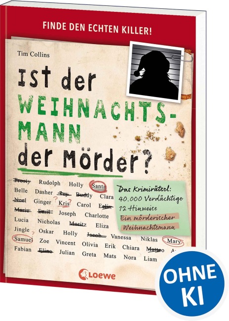 Ist der Weihnachtsmann der Mörder? (Cross-Out-Crime Logikrätsel) - Tim Collins