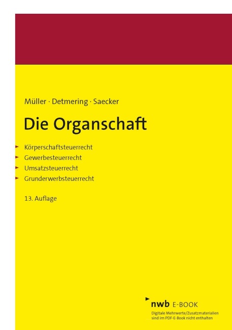Die Organschaft - Thomas Müller, Marcel Detmering, Christian Saecker