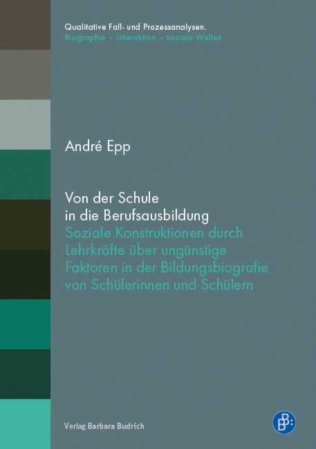 Von der Schule in die Berufsausbildung - André Epp
