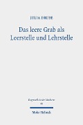 Cover-Bild zum Titel 'Das leere Grab als Leerstelle und Lehrstelle' von 'Julia Drube'
