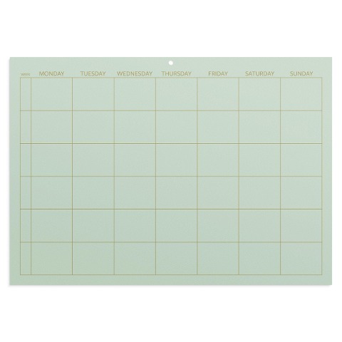 Burde Monthly Planner Color - 