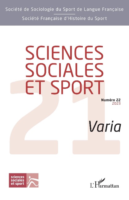 Sciences sociales et sport - Societe de Sociologie du Sport de Langue Francaise