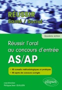 Cover-Bild zum Titel 'Réussir l'oral au concours d'entrée AS/AP - 2e édition' von 'Sylvie Laurenson, Danielle Vilchien, Philippe-Jean Quillien'