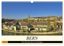 Cover-Bild zum Titel 'BERN - Vom Bärengraben bis Zytglogge (Wandkalender 2026 DIN A3 quer), CALVENDO Monatskalender' von 'Susan Michel'