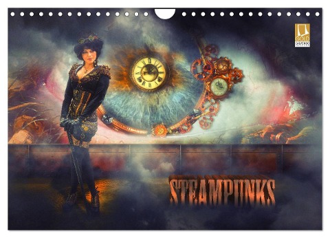 Steampunks (Wandkalender 2025 DIN A4 quer), CALVENDO Monatskalender - Dirk Meutzner