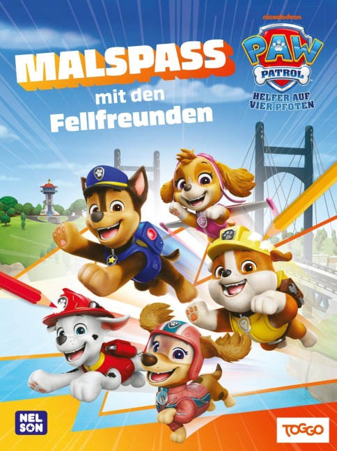 PAW Patrol Kindergartenheft: Malspaß mit den Fellfreunden - 