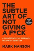 Cover-Bild zum Titel 'The Subtle Art of Not Giving a F*ck' von 'Mark Manson'
