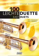 Cover-Bild zum Titel '100 leichte Duette für 2 Trompeten' von ''