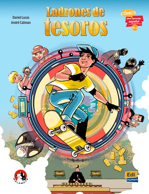 Spanisch-Lektüren SEK I / II. Comic Ladrones de tesoros ab Klasse 6 - 