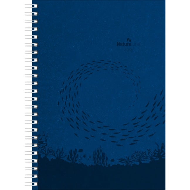 Wochenplaner Nature Line Ocean 2026 - Taschen-Kalender A5 - 1 Woche 2 Seiten - Ringbindung - 128 Seiten - Umwelt-Kalender - mit Hardcover - Alpha Edition - 
