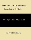 Cover-Bild zum Titel 'The Styles of Poetry' von 'Anwer Ghani'