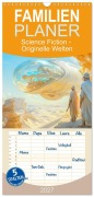 Cover-Bild zum Titel 'Familienplaner 2027 - Science Fiction - Originelle Welten mit 5 Spalten (Wandkalender, 21 x 45 cm) CALVENDO' von 'Liselotte Brunner-Klaus'