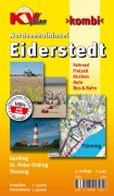 Cover-Bild zum Titel 'Eiderstedt (St. Peter Ording, Tönning und Garding), KVplan, Radkarte/Freizeitkarte/Stadtplan, 1:30.000 / 1:15.000' von ''