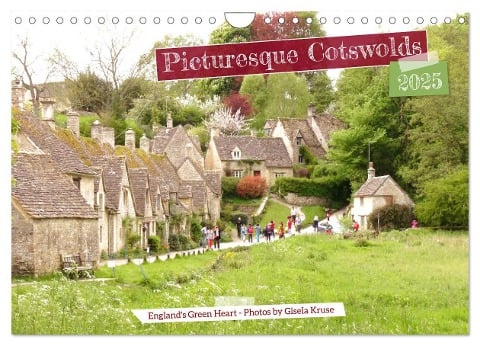 Picturesque Cotswolds (Wall Calendar 2025 DIN A4 landscape), CALVENDO 12 Month Wall Calendar - Gisela Kruse