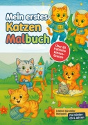 Cover-Bild zum Titel 'Mein erstes Katzen-Malbuch' von 'Svantje A. Lund'