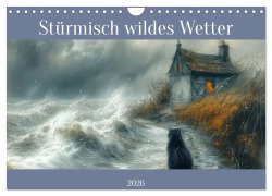 Cover-Bild zum Titel 'Stürmisch wildes Wetter (Wandkalender 2026 DIN A4 quer), CALVENDO Monatskalender' von 'Liselotte Brunner-Klaus'