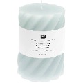 Cover-Bild zum Titel 'Stumpenkerze "Spiral" Mint 7x10 cm, 300 g Brenndauer: 30h' von ''