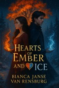 Cover-Bild zum Titel 'Hearts of Ember and Ice' von 'BJvR, Bianca Janse van Rensburg'
