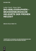 Cover-Bild zum Titel 'Berlin-Cölln 1688-1713' von 'Jürgen Splett, Lothar Noack'