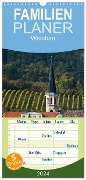 Familienplaner 2024 - Strukturen im Weinbau mit 5 Spalten (Wandkalender, 21 x 45 cm) CALVENDO - Werner Braun