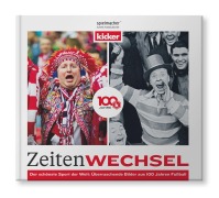 Cover-Bild zum Titel 'Zeitenwechsel. 100 Jahre kicker.' von ''