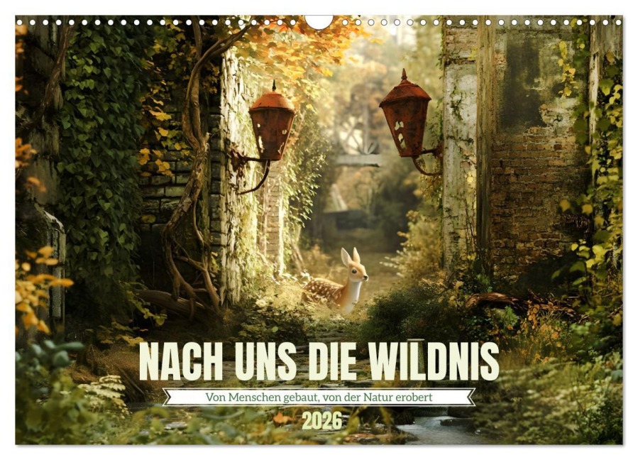 Nach uns die Wildnis (Wandkalender 2026 DIN A3 quer), CALVENDO Monatskalender - Daniela Tapper