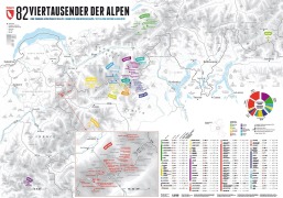 Cover-Bild zum Titel '82 Viertausender der Alpen' von 'Stefan Spiegel, Lana Bragin'