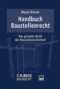 Cover-Bild zum Titel 'Handbuch Baustellenrecht' von ''