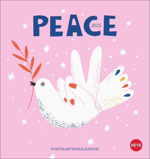 Peace Postkartenkalender 2025 - 
