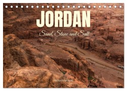 Cover-Bild zum Titel 'Jordan Sand, Stone and Salt (Desk Calendar 2026 DIN A5 landscape), CALVENDO 12 Month DeskCalendar' von 'Photostravellers Photostravellers'