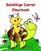 Cover-Bild zum Titel 'Gelukkige Dieren Kleurboek' von 'Maryan Ben Kim'