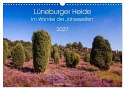Cover-Bild zum Titel 'Lüneburger Heide - Im Wandel der Jahreszeiten (Wandkalender 2027 DIN A3 quer), CALVENDO Monatskalender' von 'Andreas Rose'