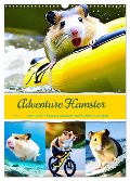 Adventure Hamster - Sportliche KI Hamster präsentieren den Abenteuer-Sport (Wandkalender 2024 DIN A3 hoch), CALVENDO Monatskalender - Fred Schimak