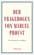 Cover-Bild zum Titel 'Der Fragebogen von Marcel Proust. Ein Notizbuch zum Ausfüllen' von 'Marcel Proust'