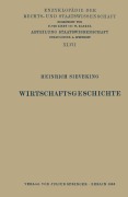Cover-Bild zum Titel 'Wirtschaftsgeschichte' von 'Heinrich Sieveking'