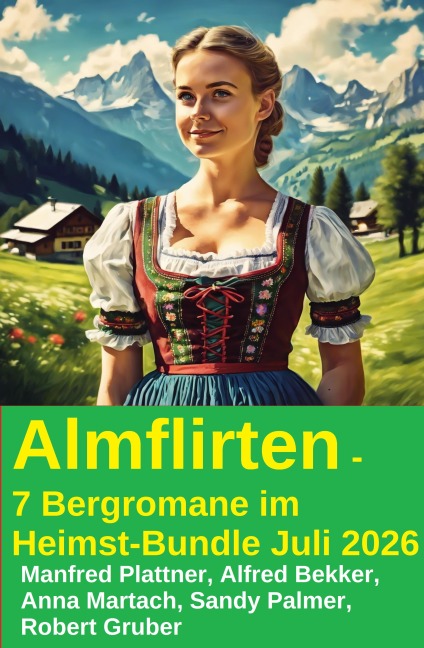Almflirten - 7 Bergromane im Heimst-Bundle Juli 2026 - Manfred Plattner, Sandy Palmer, Robert Gruber, Anna Martach, Alfred Bekker