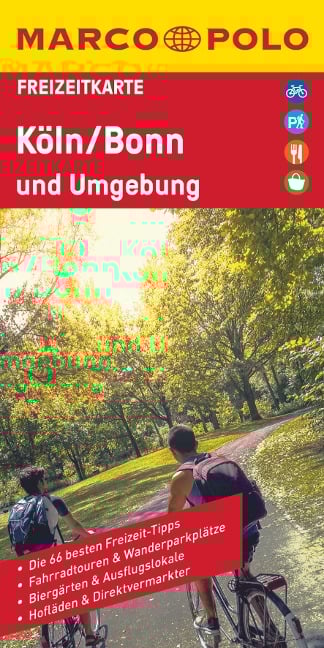 MARCO POLO Freizeitkarte 21 Köln, Bonn und Umgebung 1:110.000 - 