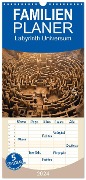 Familienplaner 2024 - Labyrinth Universum mit 5 Spalten (Wandkalender, 21 x 45 cm) CALVENDO - Dirk Meutzner