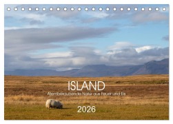 Cover-Bild zum Titel 'ISLAND Atemberaubende Natur aus Feuer und Eis (Tischkalender 2026 DIN A5 quer), CALVENDO Monatskalender' von 'Denise Graupner'