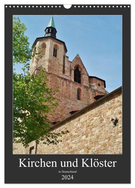 Kirchen und Klöster in Deutschland (Wandkalender 2024 DIN A3 hoch), CALVENDO Monatskalender - Andrea Janke