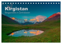 Cover-Bild zum Titel 'Kirgistan Bergparadies in Zentralasien (Tischkalender 2026 DIN A5 quer), CALVENDO Monatskalender' von 'Tom Czermak'