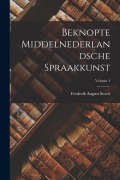 Cover-Bild zum Titel 'Beknopte Middelnederlandsche Spraakkunst; Volume 1' von 'Frederik August Stoett'