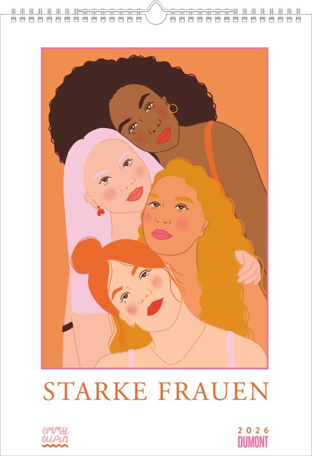 Starke Frauen 2026 - Wandkalender - Hochformat A3 29,7 x 42 cm - Mackenzie Lee