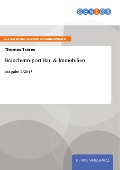 Cover-Bild zum Titel 'Branchenreport Bau & Immobilien' von 'Thomas Trares'