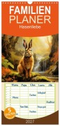 Cover-Bild zum Titel 'Familienplaner 2027 - Hasenliebe mit 5 Spalten (Wandkalender, 21 x 45 cm) CALVENDO' von 'Sabine Löwer'