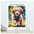 Der Aussiedoodle - Lebensfreude pur (hochwertiger Premium Wandkalender 2025 DIN A2 hoch), Kunstdruck in Hochglanz - Angelika Beuck