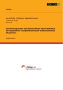 Cover-Bild zum Titel 'Emotionsregulation und Auktionsfieber. Durch Zeitdruck hervorgerufener "Competitive Arousal" in ökomomischen Situationen' von 'Gerlinde Utsch'